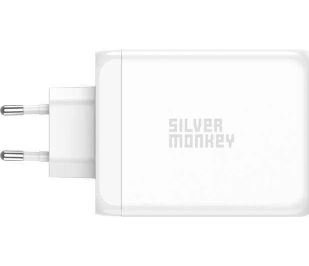 SILVER MONKEY Ładowarka sieciowa GaN 200W USB-C PD + USB 3.0 QC W SMA154 - 1097688 - zdjęcie 3